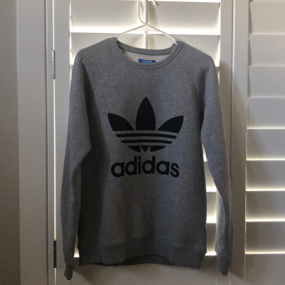 Mens Adidas Grey Sweater